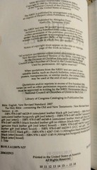 Black/Bonded Leather Bible Premium NRSV New Revised Standard Version Gilded edge
