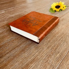 Custom Engraved ESV Journaling Study Bible, Baptism Gift for Men & Women