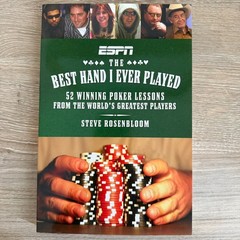 Best Hand I Ever Played 52 Winning – Paperback by Rosenbloom Steve -Very Good