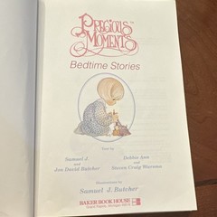 Precious Moments Bedtime Stories Hardcover Baker Book House 1988 Butcher Illust…