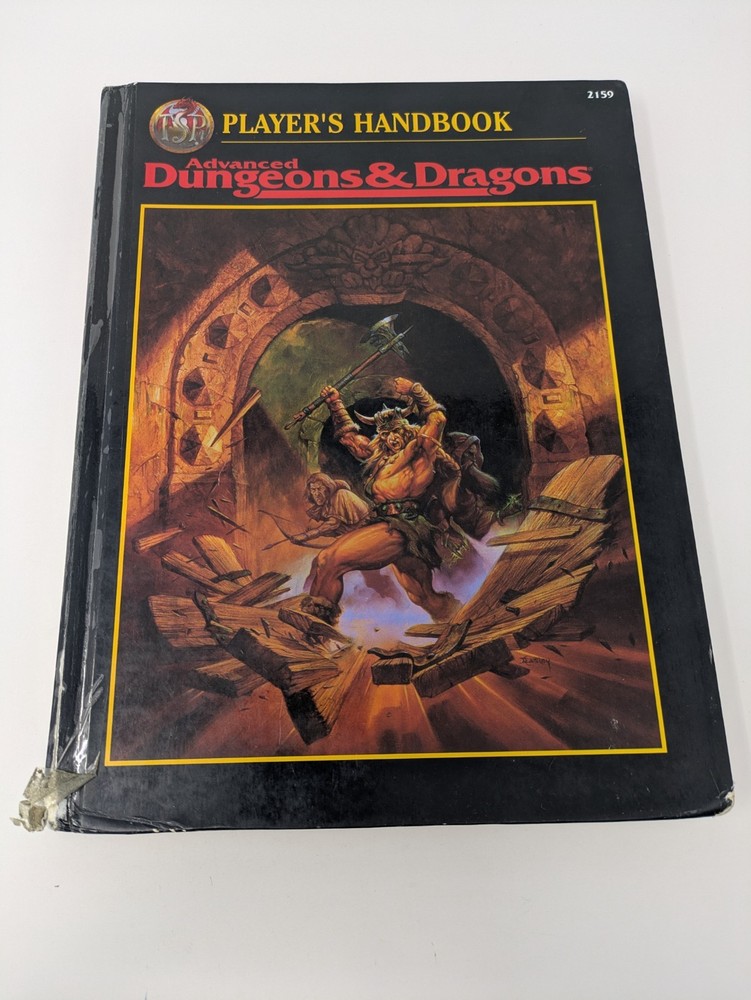 Player’s Handbook-2nd Printing 1996 TSR Advanced Dungeons & Dragons-D&D-2159