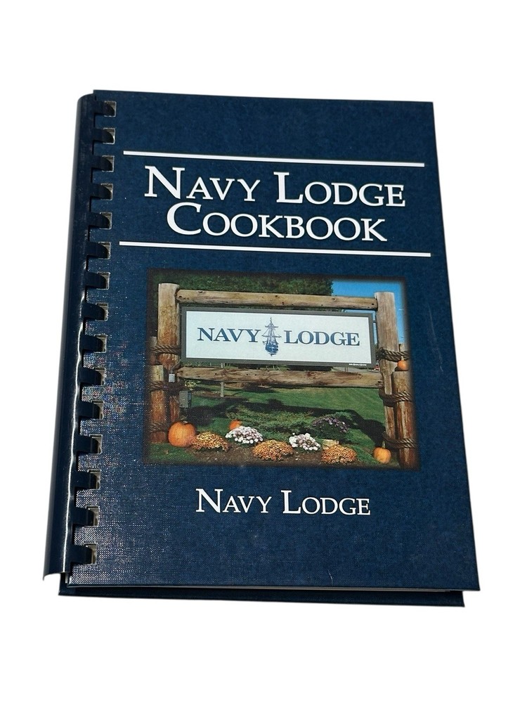 Navy Lodge Cookbook 2004 Military Community Recipes Morris Press Spiral Book