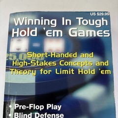 Poker – Winning In Tough Hold ’em Games by Grudzien and Herzog see Description