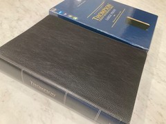 NIV Thompson Chain Reference Bible 2022 Large Print Black Bonded Leather