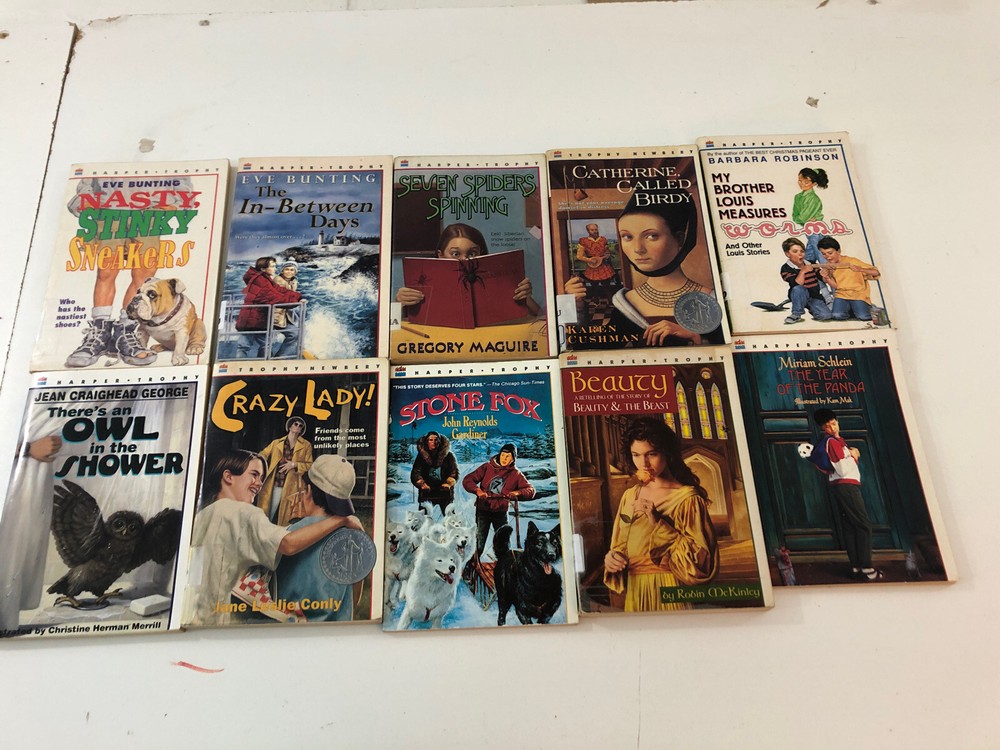 Lot of 10 – Mixed Children’s and Young Adult’s Books – Harper Trophy Publisher