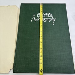 Abraham Lincoln’s Autobiography Robert Dale Richardson 1952 HC Beacon Press