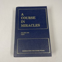 A Course in Miracles 3 Volume Set HC Books Christian Bible Religion Spirituality