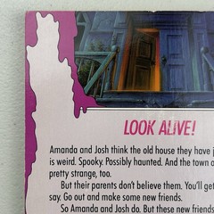Goosebumps Welcome To Dead House Book RL Stine 1992 Unnumbered 1st Edition Print