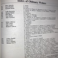 The Annual Obituary 1980 First Edition Hardcover St. Martin’s Press w DJ 874 pgs