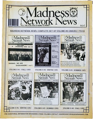 Madness Network News 8.5 X 11 Full Volume Books, (Volumes: 1, 2, 3, 5, 6, 7 & 8)