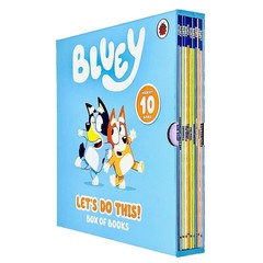 Bluey lets Do This! 10 Picture Books Story Collection Box Set (The Beach, Goodni