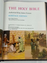1977 Holy Bible Heritage Edition King James 11.5”x9” Padded Hardcover Vintage