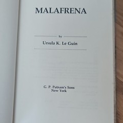 Malafrena Ursula K. Le Guin HC G.P. Putnam’s Sons 1979 Illus Turiano DJ Vintage