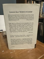 Roger Kahn SIGNED „The Boys of Summer” 1st printing HC 1972 NOT Book Club