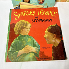 5 Shirley Temple Story Books Authorized Editions Movie Saalfield 1930s 1960s