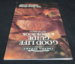 Omaha Steaks Good Life Guide & Cookbook Edition Booklet Vintage 1997-98