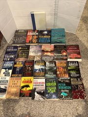 Huge Lot (25) Peter Robinson Books Inspector Banks Hardback & Paperback