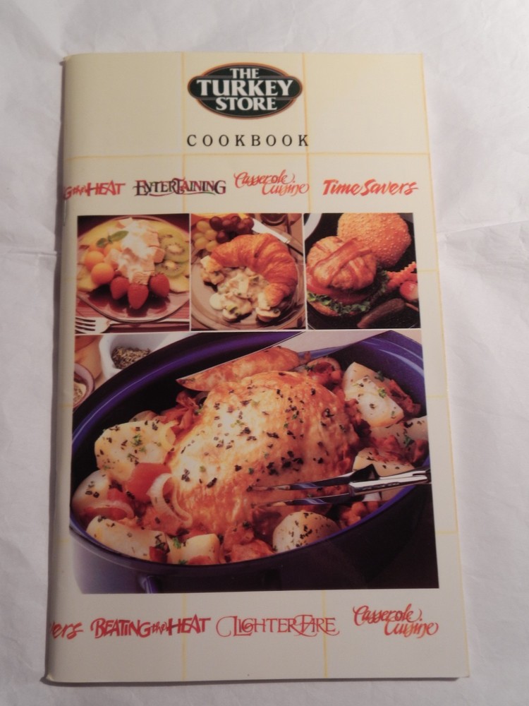 Vintage THE TURKEY STORE COOKBOOK Jerome Foods 1983 Paperback – 83 Pages NEW