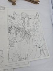 ACG Anime Coloring Book – 24 Loose Pages Color Pencil or Artist Choice SEE PICS