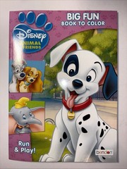 Disney Animal Friends Big Fun Coloring Book Tear Share 80 Pages