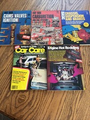 5 Petersen’s Automotive “How To” Books 1964 1970s Brakes Fuel Systems Hot Rod