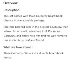 Corduroy’s Little Library by Don Freeman (2024, Picture Book)
