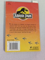 FIND YOUR WAY TO JURASSIC PARK ~ Dinah Sawyer ~ Vtg 1994 Paperback 1st/1st