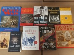 Lot of 20 History US World Europe American Europe Ancient War Book MIX UNSORTED
