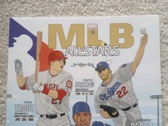 MLB All Stars 2017: Baseball Coloring Book for Adults and Kids: Trout + Kershaw