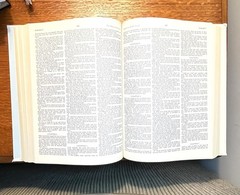 Holy Bible King James Version Our Family Bible 1971 White & Gold 11.5” Vintage