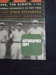 1921 Battle Baseball Supremacy New York Signed Hardcover Book Spatz/Steinberg
