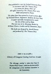 THE MARRIAGE OF HEAVEN AND HELL Blake & Keynes 1st HC DJ [364]
