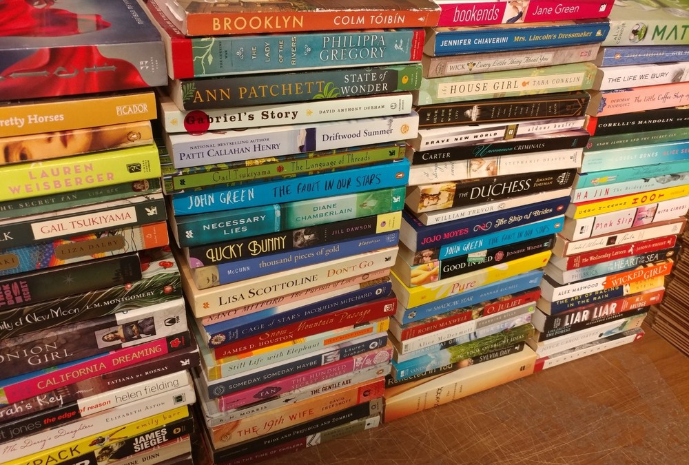 Lot of 20 Large Trade Literature Fiction Paperback BestSeller UNSORTED Mix Books
