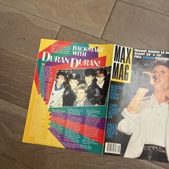 Max Mag Magazine No 5 Duran Duran Giant Fold out Poster! Simon Le Bon