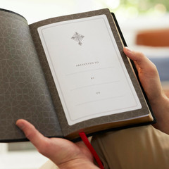 RSV2CE, Thinline Large Print Catholic Bible, Brown Leathersoft, Comfort Print
