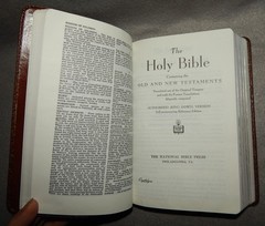 KJV Teacher’s Reference Bible by National N3202RL Brown Imitation leather – new
