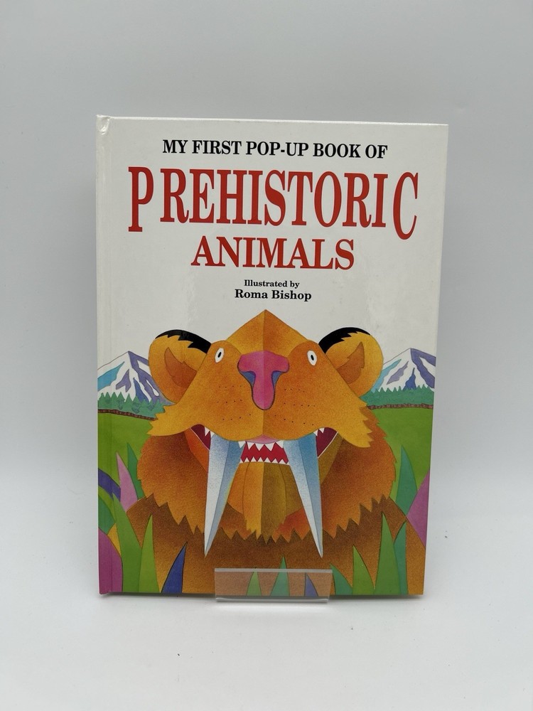 My First Pop Up Book of Prehistoric Animals 1st Ed., by Roma Bishop Vintage
