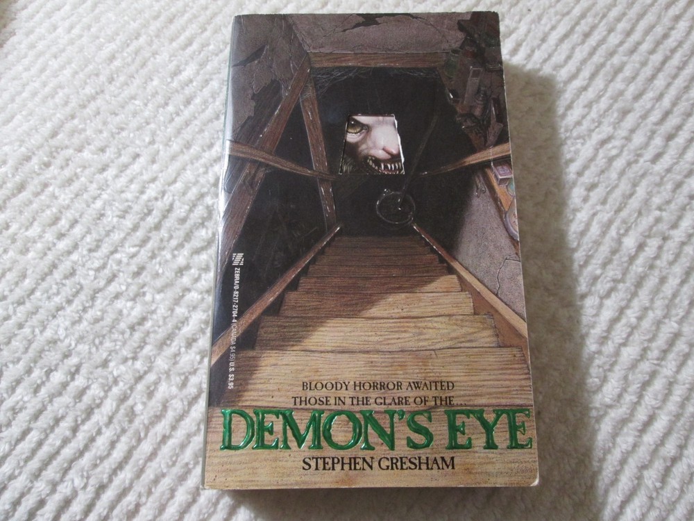 Demon’s Eye by Stephen Gresham 1989 Zebra Horror 1st Print PB Mass Market