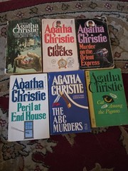 Lot of 6 Poirot Novels Agatha Christie Paperbacks