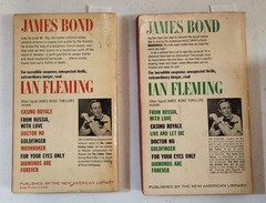 JAMES BOND • Ian Fleming • Vintage Signet Paperback Lot #2