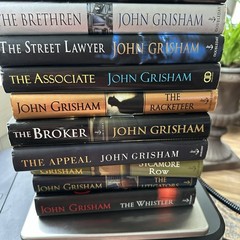 John Grisham Hardcover Book Lot of 10 Legal Thriller Mystery Novels Doubleday