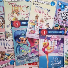 Random Lot of 12 *For Girls* ~Step into Reading 1 & I Can Read Level 1 Books