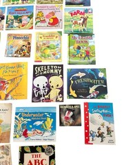 Lot of 28 RANDOM Illustrated Children’s Kids Books Unsorted bundle ages 7-11