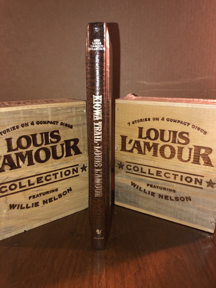 KIOWA TRAIL Louis L’Amour Collection GENUINE LEATHER Gold Gilt Page Edges Wester