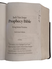 Jack Van Impe Prophecy Bible KJV – Red Letter Limited Edition King James Version