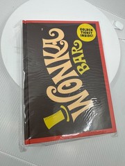 THE COOP- WILLY WONKA WONKA BAR WITH GOLDEN TICKET- HARDCOVER JOURNAL-232 pages