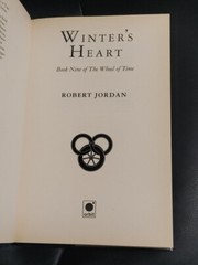 Robert Jordan Winter’s Heart UK Hardcover Wheel of Time Very Good+ / Near Fine