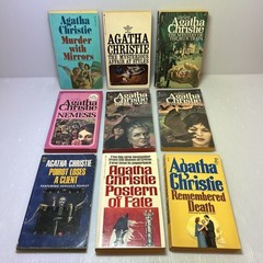 Vintage Agatha Christie Mystery Paperback Lot Of 48 (1960s-1980s) Pocket, Dell