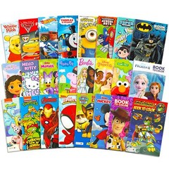 24 Pack Small Coloring Books for Kids Ages 4-8, 2-4 – Bulk Coloring Bundle