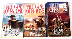 Duff MacCallister Book 5 8 10 Paperback William Johnstone Western Old West 3x